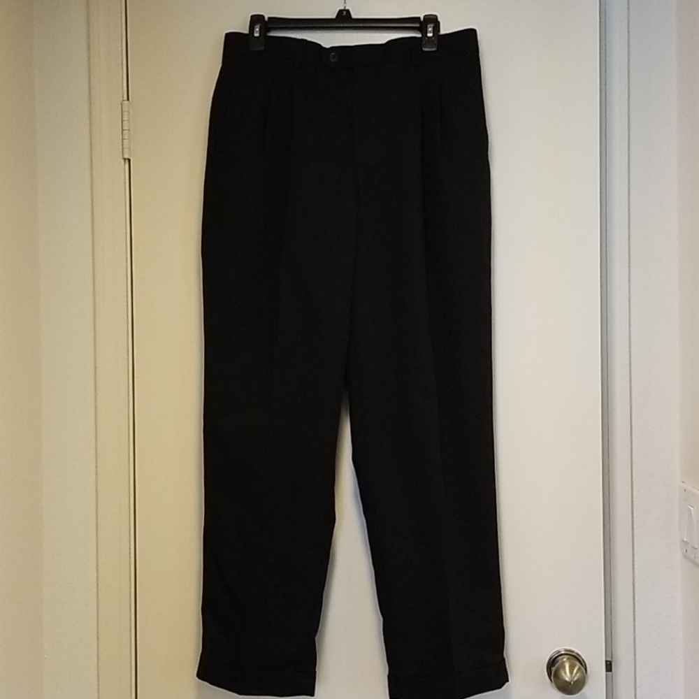 Geoffrey Beene Twill pants Black Size 34